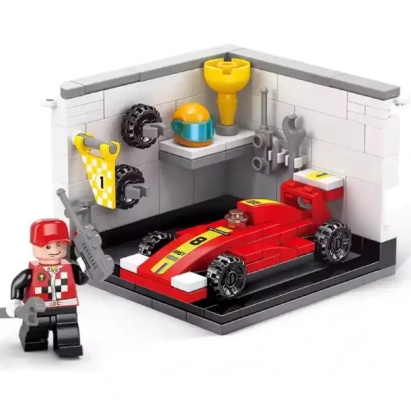 The Mechanic DIY Building Blocks - 142 Pieces | Snow Aurora