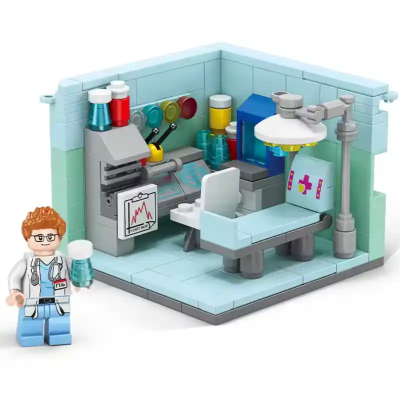 The Doctor from the Little Jobs Mini Scene building blocks collection