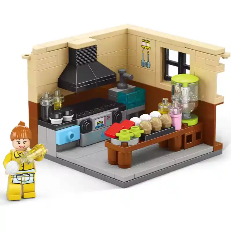 The Pastry Chef from the Little Jobs Mini Scene building blocks collection