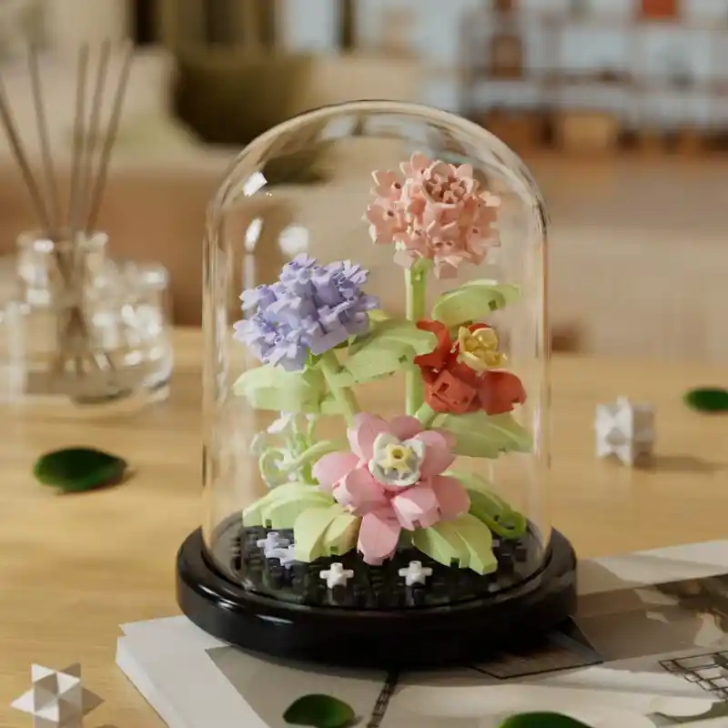 Carnation from the Flower Terrarium building blocks collection