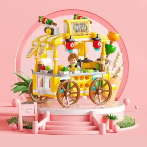 Chinese Food Cart DIY Building Blocks - 188 Pieces