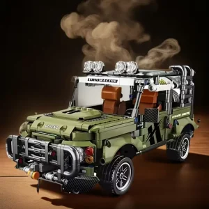 Green Pull-back Off-road Car 1:14 DIY Building Blocks - 768 Pieces