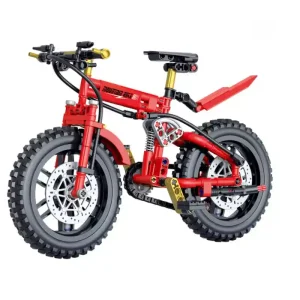 Red Mountain Bike DIY Building Blocks - 235 Pieces