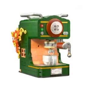 Retro Vintage Coffee Machine DIY Building Blocks - 618 Pieces