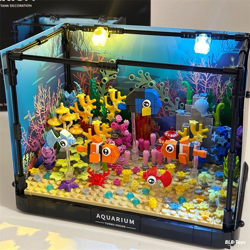 Tropical Fish Fishtank DIY Building Blocks