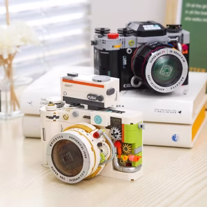 Black Camera from the Retro Camera building blocks collection