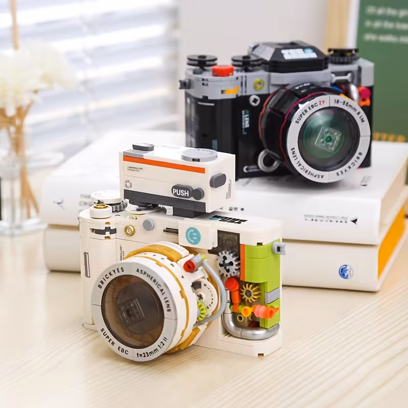 Black Camera from the Retro Camera building blocks collection