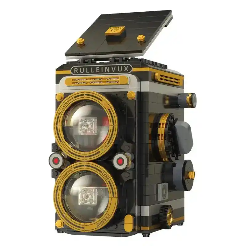 Retro Vintage Reflex Camera DIY Building Blocks - 630 Pieces