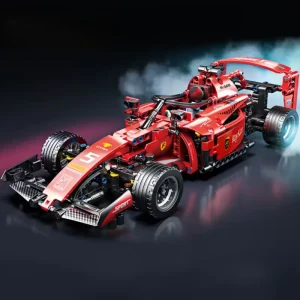 Red F1 from the Racing Pull-back Super Car building blocks collection
