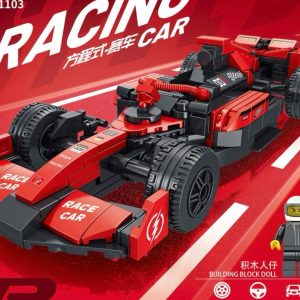 Red T1103 from the Racing Car T1103 and T1104 building blocks collection