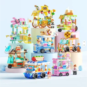 The full collection of the Street Food Carts Collection by Snow Aurora in South Africa.