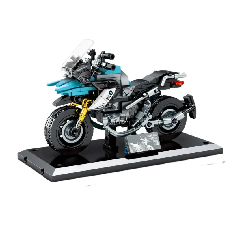 Turquoise from the Racing Super Motorbike building blocks collection
