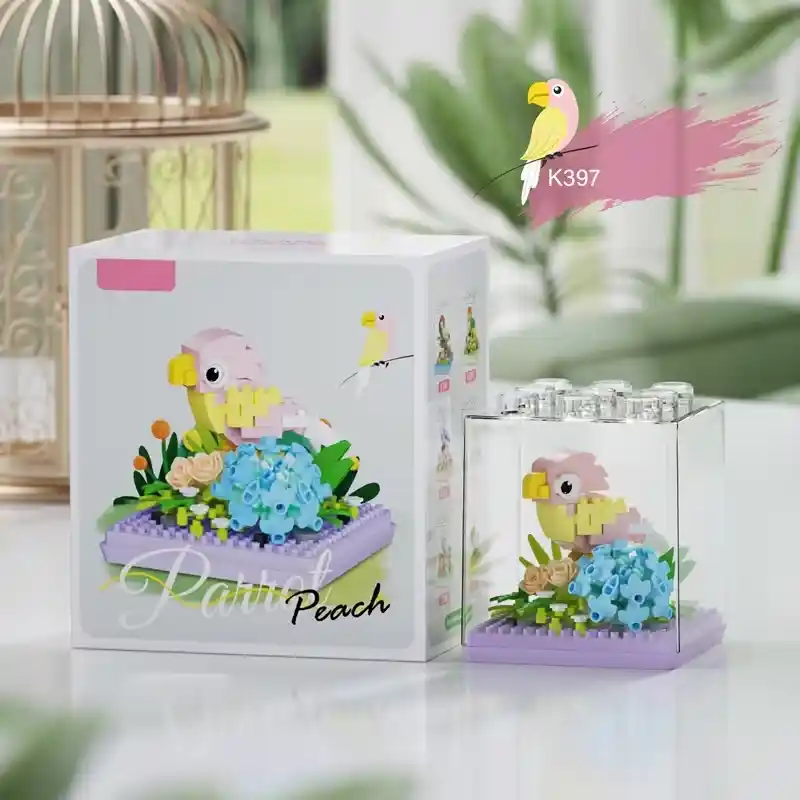 Tropical Parrots Building Blocks - Image 4