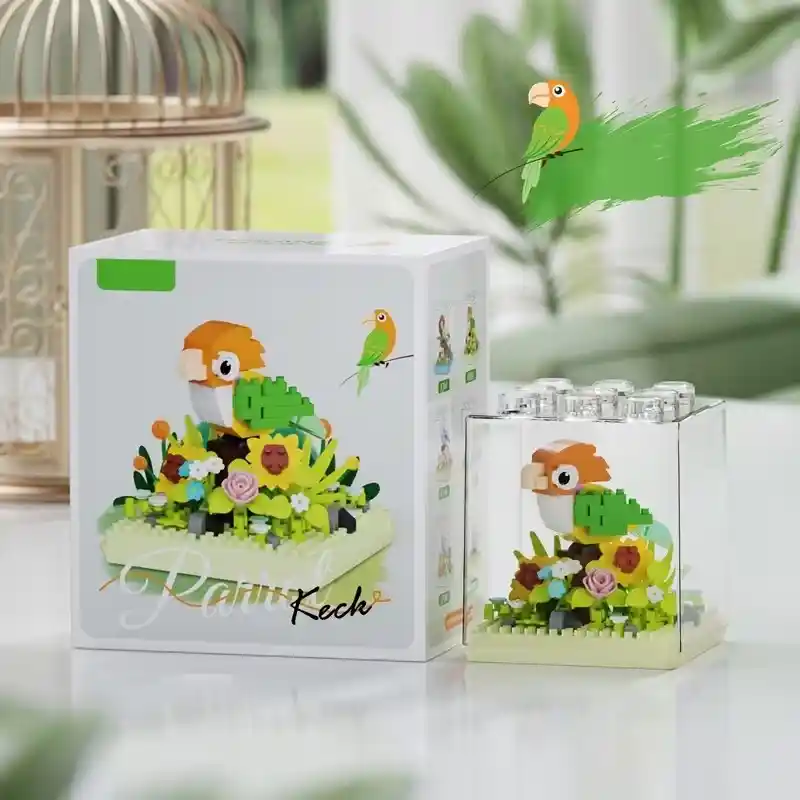 Tropical Parrots Building Blocks - Image 3