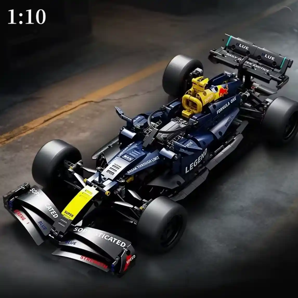 Formular Racing Car 1:10 DIY Building Blocks - Image 5