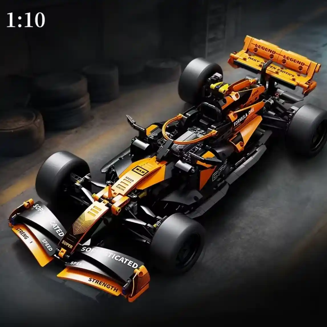 Formular Racing Car 1:10 DIY Building Blocks - Image 4