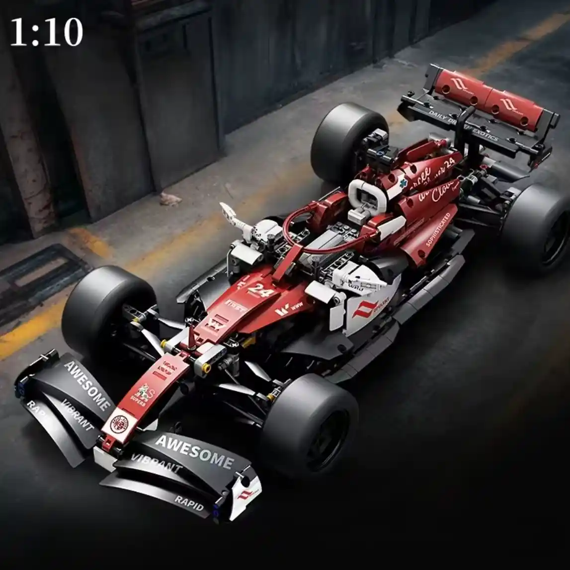 Formular Racing Car 1:10 DIY Building Blocks - Image 3