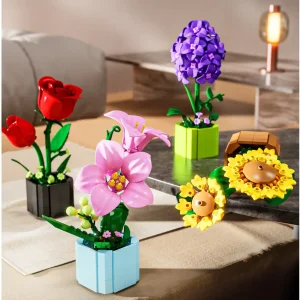 Potted Flower Series DIY Building Blocks